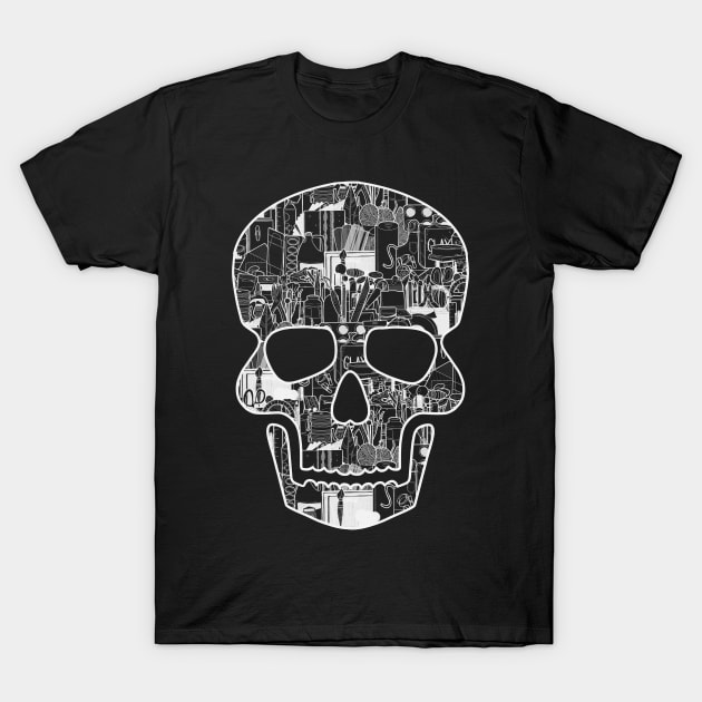 Skull Art Supply T-Shirt by The Craft ACE